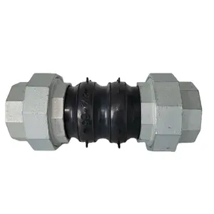 Popular PN6-PN40 Flexible DN20 Stainless Steels ss304 Screw Connection NPT Union Rubber Expansion Joint