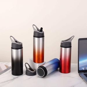 Custom 600ML High Quality Stainless Steel Tumbler Reusable Wide-Mouth Aluminum Outdoor Sport Perfume <b>Bottle</b> - Product Image 5
