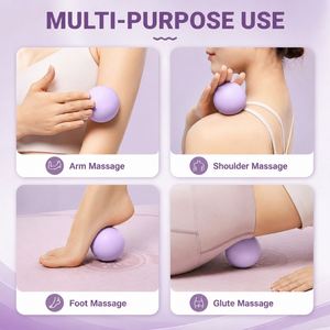 Ballon de massage en silicone personnalisé avec logo OEM, ballon de yoga, ballon de fitness, ballon de relaxation musculaire, ballon de lacrosse pour cadeau promotionnel - Product Image 3