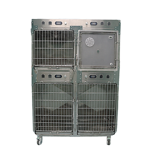 Veteriner kullanımı için elektrikli kızılötesi ısı yalıtımı oksijen kabin kafesi köpekler/kediler için paslanmaz çelik çerçeve taşıyıcı ve evler - Product Image 3