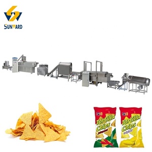 मकई चिप मशीन चीप्स खाए नाश्ता मशीन मकई खाना बाहर निकालना मशीन मकई कश नाश्ता खाद्य extruder - Product Image 2