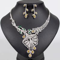 Ensemble collier et boucles d'oreilles TIANSHE Europe Amérique pour femmes, accessoires de mode vintage haut de gamme, vente en gros