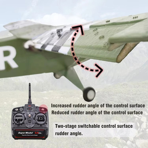 <span class=keywords><strong>Avion</strong></span> télécommandé Piper J3 Cub 1/16 Fighter 2.4G 4 canaux Brushless RTF, jouet volant, modèle d'<span class=keywords><strong>avion</strong></span> <span class=keywords><strong>RC</strong></span>, cadeaux - Product Image 5