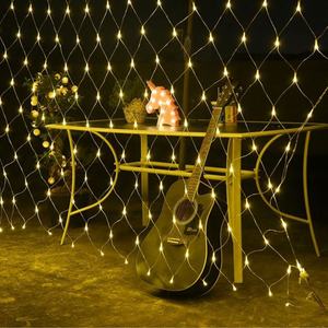 Filet de pêche à piles 1.5x1.5 3x2 6x4M, guirlande pour rideau de fenêtre, lumière féerique 8 modes d'éclairage pour noël, mariage, vacances - Product Image 4