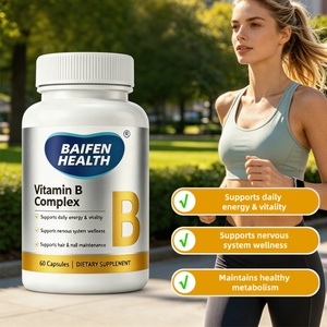 Cápsulas de Complejo Vitamínico B de Marca Privada OEM/ODM, Fórmula para Apoyar el Metabolismo Energético, la Salud Nerviosa y el Cuidado Físico Diario - Product Image 2