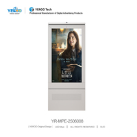Pantalla LED Digital Interactiva para Exteriores, Mupi Digital para Escaparates, Publicidad Exterior, Pantallas Mupi