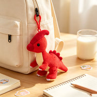 Produit phare en gros : Mini machine à griffes mignonne à thème anime, poupée dinosaure en peluche, pendentif en peluche moelleuse de qualité supérieure, jouet en peluche animal en peluche