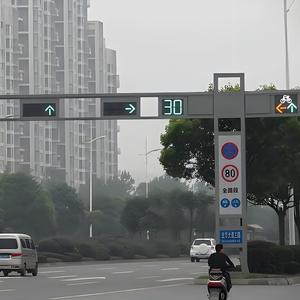 Poteau de signalisation routière en acier galvanisé à LED solaire extérieur pour utilisation routière - Product Image 5