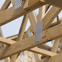 Connecteur en bois de construction personnalisé pour la réparation de plaques à clous en acier galvanisé
