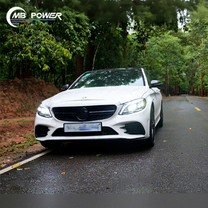 Kit de Conversión de Parachoques Delantero y Trasero con Faros y Luces Traseras para Clase C W205 C200 <span class=keywords><strong>C180</strong></span> a C43 <span class=keywords><strong>SPORT</strong></span>, Piezas de Reestilización 2019~ - Product Image 2