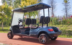 Street Legal Luxury Club Car 48V Utility Hunting 4 Seater Electric Golf Cart Lithium with Double-Eyed Model Cheap Price - Product Image 5