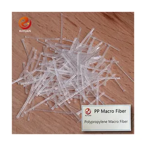 Ruyuan Sợi Hóa Học Macro Sợi Pp Cong Nhựa Đường Polypropylene