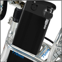 Batterie au lithium Silver Fish 36V 15Ah 48V 13Ah pour batterie rechargeable de vélo électrique, 1000 + cycles avec chargeur
