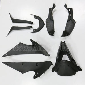 Carénages noirs dorés pour Kawasaki Ninja ZX-6R <span class=keywords><strong>2013</strong></span> 2014 2016 2018 ZX-<span class=keywords><strong>636</strong></span> 13 14 15 16 17 18 <span class=keywords><strong>ZX6R</strong></span> <span class=keywords><strong>636</strong></span> Sportbike - Product Image 2