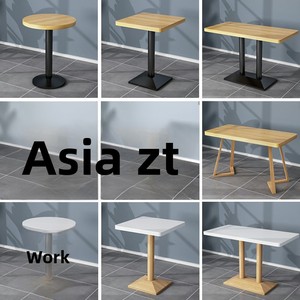 Tavolo da Pranzo Moderno Minimalista per <span class=keywords><strong>Ristoranti</strong></span>, Rotondo/Quadrato, per Negozi di Hamburger, Caffetterie e Gelaterie, Prezzo di Fabbrica - Product Image 5