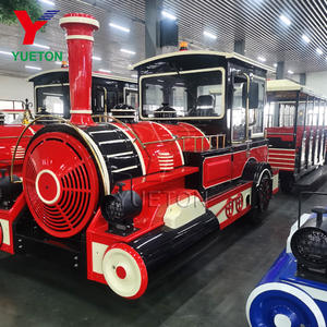 Train sans rail de 27 places adoré par le client du Sri Lanka et de l'Algérie-Balade électrique, certifié pour la sécurité, pour les parcs et les attractions - Product Image 2