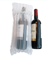 Nouveaux sacs à colonnes d'air gonflables transparents en plastique pour l'emballage de fruits, de lait en poudre, pour l'expédition protectrice des bouteilles de vin