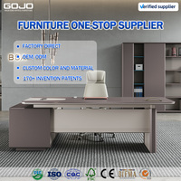 Bureau de direction en L moderne et durable 2026 GOJO – Prix usine OEM pour PDG, directeur et cadre supérieur