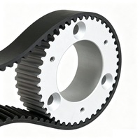 Poulie de distribution S3M HTD3M, pas de 3 mm, acier haute précision, OEM, anodisée, oxyde noir, garantie 3 ans pour la robotique et les machines CNC