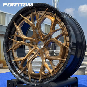 ล้อรถยนต์ FORTRIM ขนาด 19 20 21 22 24 26 นิ้ว แบบ 2 ชิ้น ผลิตจากวัสดุ 6061-T6  แบบกำหนดเอง 5x114.3 5x120 ล้อคาร์บอนไฟเบอร์ฟอร์จ สำหรับรถยนต์หรู - Product Image 1