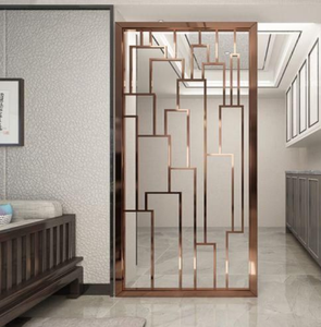 Exquisito panel de arte a medida divisor para oficina reunión sala de estar restaurante Pantalla de partición decorativa - Product Image 4