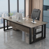 Bureau d'ordinateur moderne et minimaliste LBZ-145X pour usage domestique et professionnel, en PVC, design détachable, avec rangement