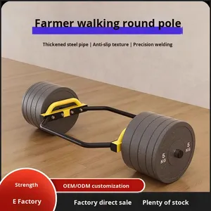 Barra de barra Hexagonal de acero, estante de barra de anillo Hexagonal ajustable para <span class=keywords><strong>Bar</strong></span> Squat Deadlift Gym Farmer's Walk Exercise - Product Image 3