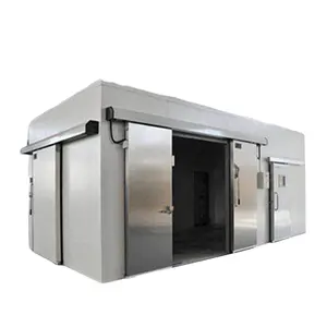 -20'C Walk-In Cooler 10m x 5m x 3m Cold Storage Room With 12 cm PU Panel 3PH 380V 50HZ Frozen Cold Room Refrigerator Freezer