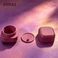 Bocaux carrés uniques en PP de 20g, 30g, 50g avec couvercles, pots vides en plastique à double paroi pour soins de la peau, gel, colle, UV, lotion, crème