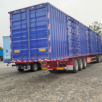 Semi-remorque multifonction 13M-Wing Van, basculement latéral et boîte isolée