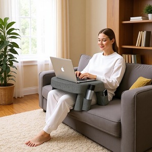 Memory Foam Sofa Pillow Dark Gray <b>Light</b> Gray Rectangle Backrest Cushion Core For <b>Reading</b> <b>Bed</b> Rest Office Desk Use - Product Image 1
