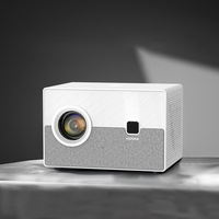 Veacine H4PRO Mini projecteur vidéo LED Support trapézoïdal automatique pour  maison Écran LCD HD 300 ANSI Lumen Portable Home