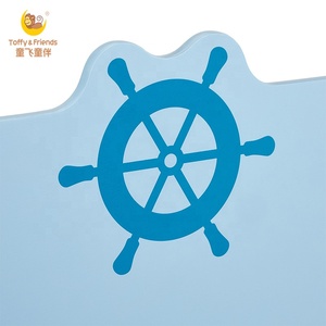 Toffy & Friends Cama Infantil con Protección Contra Caídas MDF Blanco/<span class=keywords><strong>Azul</strong></span> Diseño Náutico - Product Image 6