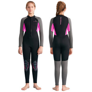 Combinaison pour enfants pour filles tout-petits 2.5mm néoprène fermeture à glissière avant maillots de bain complets pour plongée <span class=keywords><strong>surf</strong></span> leçons de natation W920 - Product Image 3