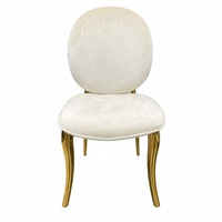Chaise de salle à manger en velours et acier inoxydable, design unique, pour hôtel de luxe à Dubaï, restaurant, mariage, banquet, maison, salon