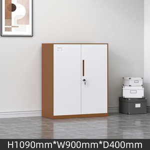 Metal Lockable <strong>2</strong>-Door Low-Profile Small Office <strong>Cabinet</strong> with Shelf, Small Size Space-Saving <strong>File</strong> Storage <strong>Cabinet</strong> for Home Office - Product Image 3