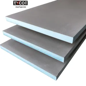 High quality xps tile backer board wall panel cement coat insulation board