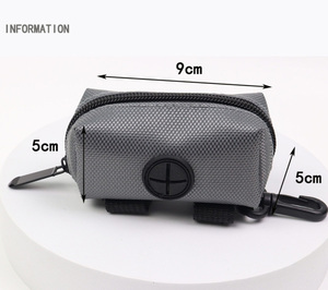 Venta al por mayor de bolsas de almacenamiento para recoger caca de perro de viaje, soporte portátil para bolsas de basura para perros, dispensador de bolsas para caca de perro al aire libre - Product Image 5