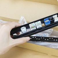 Panel Patch Cat6 Tanpa Pelindung Berkualitas Tinggi Harga Pabrik 24 Port Kosong dan Panel Patch Jaringan RJ45 Terisi Penuh