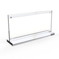 Cadre en acrylique transparent personnalisé, support d'affichage pour monnaie, porte-billets pour protéger les billets et les timbres, fournitures de collection