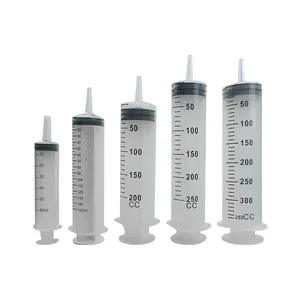 Low Price Sales Syringe Hand Push Large Mouth Syringe Optional Independent Packaging Dispensing Barrel Cylinder