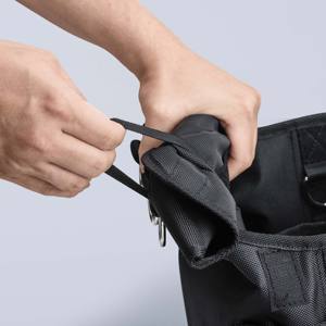 KNIPEX 00 50 50 T LE <b>Tool</b> <b>bag</b> for working at heights without <b>tools</b>, small 300 mm - Product Image 2