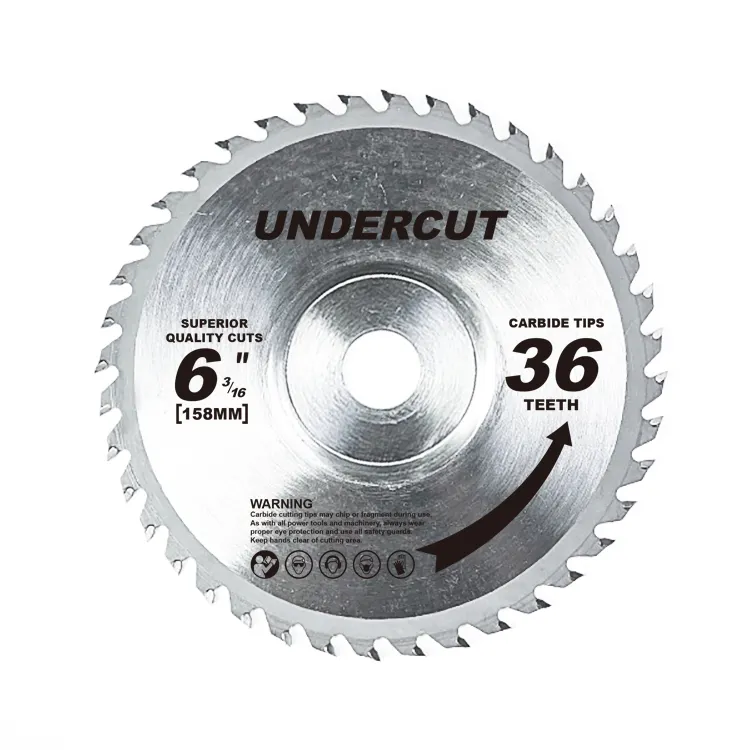 Qualidade profissional 6 3/16 Inch Tct Carbide Circular TCT Saw Blades Undercut Circular Jmb Saw Blades Wood Cutting Blades