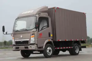 Sinotruk Howo 4X2 4X4 Bestelwagen Truck Gebruikt Mini Licht Cargo Truck Voor Bouw Cargo Truck