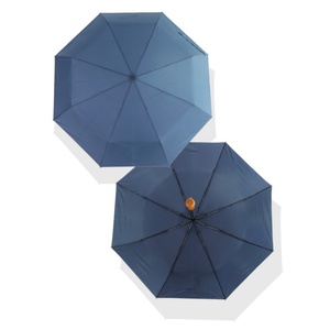 21 Inch 8 Panels Wood Handle Large Folding Golf <b>Umbrella</b> Windproof 54inch Collapsible Automatic Open Close <b>Umbrella</b> with logo - Product Image 4