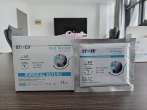 Suturas Quirúrgicas de Seda <span class=keywords><strong>No</strong></span> <span class=keywords><strong>Absorbibles</strong></span>, Estériles, 8 Agujas, 8 <span class=keywords><strong>Hilos</strong></span> - Product Image 6