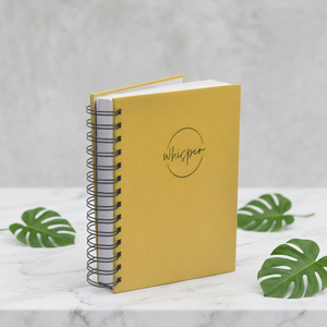 Custom Printed Golden Logo Wire Spiral Notebook for Daily Weekly Fitness Travel Shopping Planning and <b>Calendar</b> Catalogue - Product Image 1