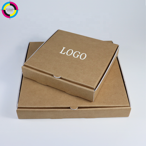 Caja de <span class=keywords><strong>Pizza</strong></span> Personalizada con Logotipo, Forrada con Papel de Aluminio, Ecológica, de Papel Kraft, con Aislamiento Térmico, para Entrega de Alimentos - Product Image 2