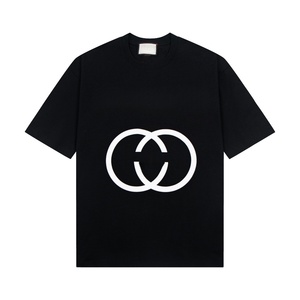 Camiseta deportiva de manga corta para hombre, de alta calidad, a la moda, informal, 100% algodón, transpirable, estilo Gucci, para verano. - Product Image 6