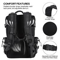 Mochila Táctica con Compartimento para Zapatos, Corte Láser Molle 3 en 1, Mochila EDC para Uso Diario, Múltiples Bolsillos con Cremallera, Resistente al Agua, para Viajes y Actividades al Aire Libre